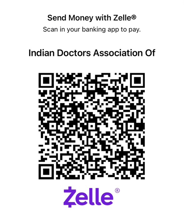 Zelle QR code for IDA Houston